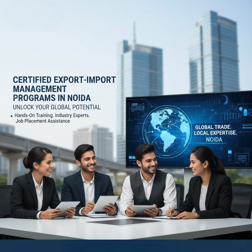 Certified export-import management programs in Noida