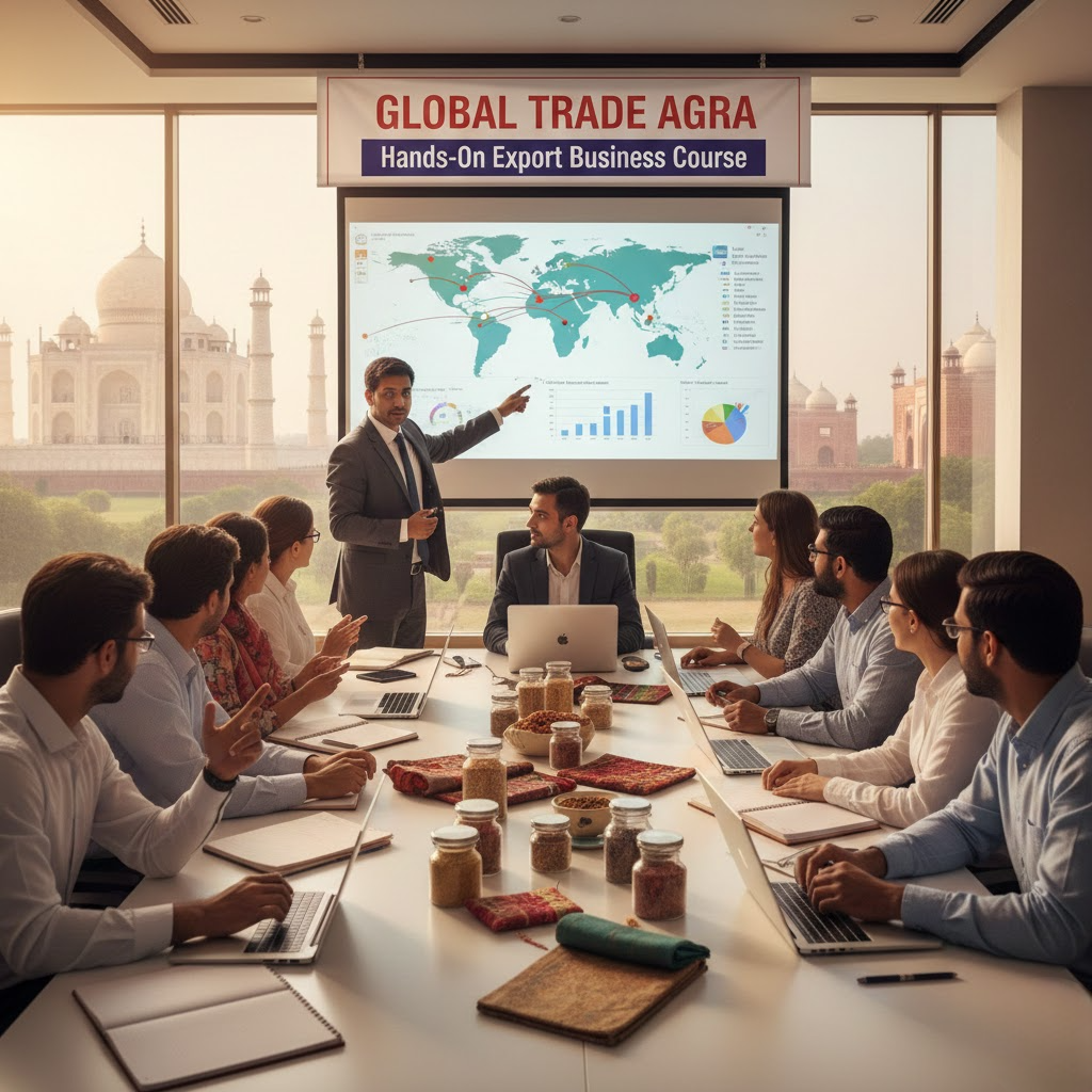 Hands-on export business course in Agra