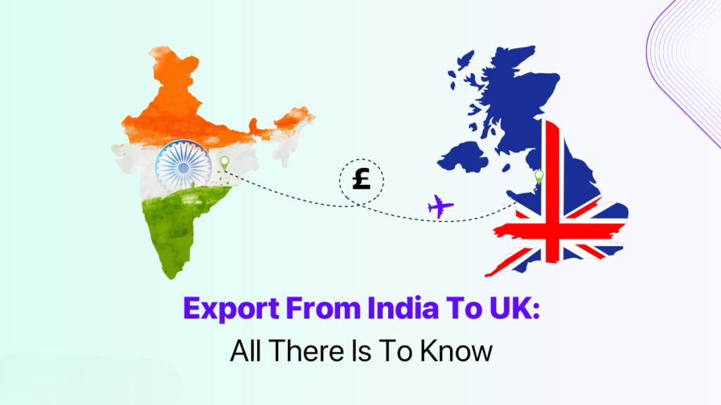 India to UK export products