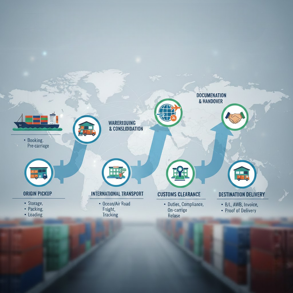 Freight forwarding process