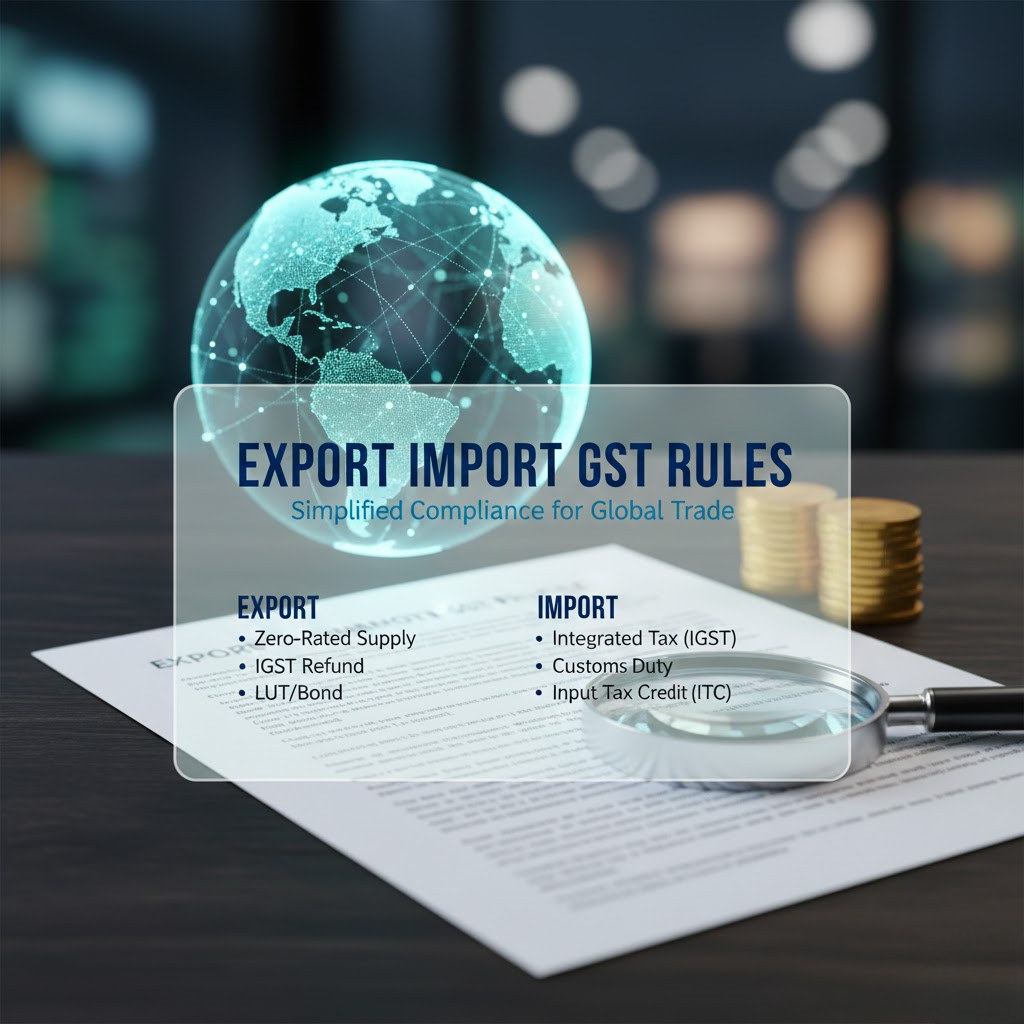 Export import GST rules