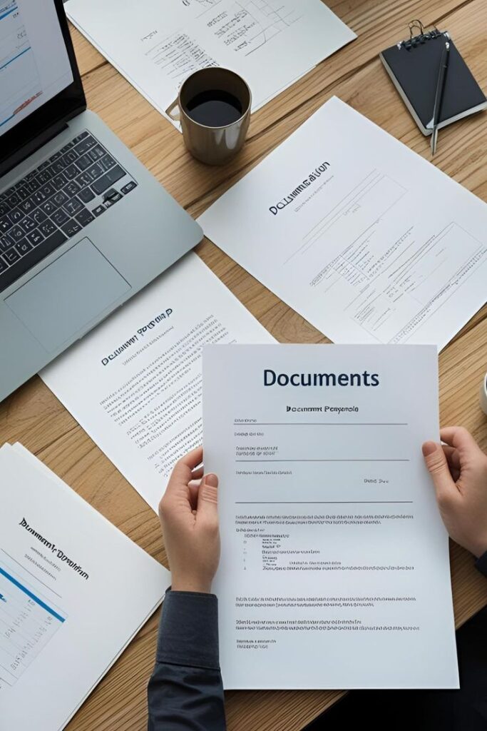 Document preparation for export