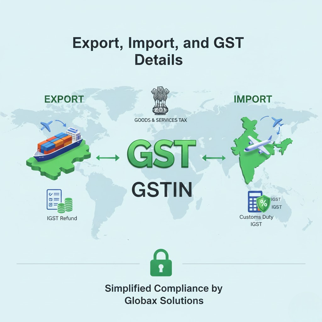 Export Import Gst Details